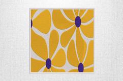 Golden Petal Abstract Floral Embroidery Design Product Image 1