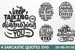 Sarcastic Quotes SVG Product Image 1