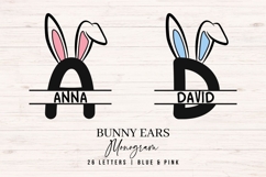 Bunny Ears Monogram SVG Bundle Product Image 1