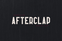 Afterclap Bold Condensed Display Font Product Image 1