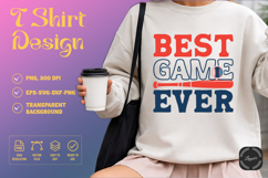 Best Game Ever Baseball T-Shirt Design SVG Product Image 1