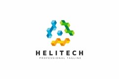Abstract 3d Tech Logo Product Image 1