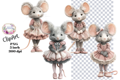 Mouse, Mice, Shabby Chic, Ephemera, PNG, Clipart Product Image 1
