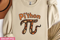 Pi&#039;thon PNG, Pi Day Sublimation PNG Product Image 2