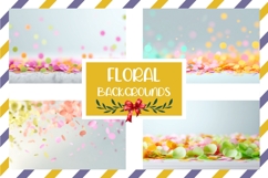 Confetti Backgrounds, Floral Background Designs Product Image 1