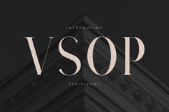 VSOP Elegant Luxury Serif Font Product Image 1