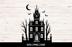 Haunted House SVG, Halloween House SVG Product Image 1