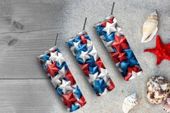 3D Patriotic Tumbler Wrap, 20oz Skinny Straight Tumbler Product Image 6
