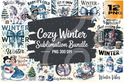 Cozy Winter PNG Bundle 12 Product Image 1