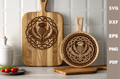 Celtic art SVG, Engraved Laser Cutting board SVG Product Image 1