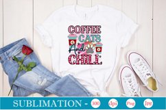 Coffee Cats And Chill Sublimation Product Image 2