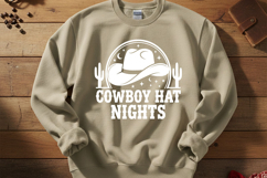 Cowboy Hat Nights Svg, Western Cowgirl Svg, Country Music Product Image 3