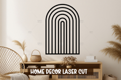 Mid Century Wall Art Laser Cut File for Home Decor Product Image 1