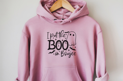 I Put the Boo in Boujee SVG, Cute Ghost Halloween cut file Product Image 2