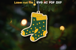 Christmas Toy &amp; Magnet SVG laser cut files for Glowforge Product Image 1