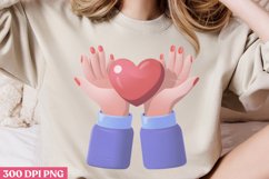 Pop Art Valentine Day Clipart PNG Product Image 2