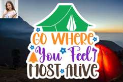 Camping Sticker SVG Bundle Product Image 6