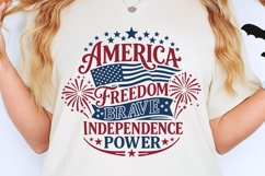 America Freedom Brave Svg, Fourth Of July Svg, USA 1776 Svg. Product Image 2