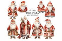 Folk Santa Claus, Scandinavian Christmas Product Image 1