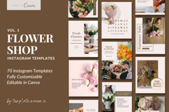 Flower Shop Instagram Post Templates Vol. 1 Product Image 1