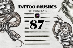 Procreate Tattoo Brushes | Tattoo Shading | Stamps Product Image 1