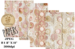 Shabby Chic, Papers, Junk Journal Product Image 1