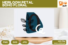 Heirloom Petal Boho Floral Monogram Product Image 1