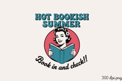HOT BOOKISH SUMMER Book in and check!! PNG Product Image 2