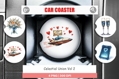 Celestial Union Sci-Fi Car Coaster Product Image 1