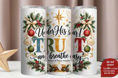 Under His Star Christmas PNG, Christian Christmas Trust PNG, Product Image 2