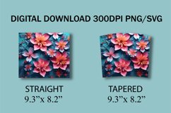 3D Colourful 20oz Skinny Tumbler Sublimation, 3d Tumbler Product Image 7