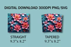 3D Colourful 20oz Skinny Tumbler Sublimation, 3d Tumbler Product Image 7