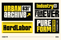 VORKA - Headline Display Typeface Product Image 6