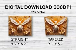 3D Bee Tumbler Sublimation Design, Tumbler Sublimation PNG Product Image 7