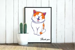 Cat Clipart, Funny cats, Kawaii kitten, doodle Kitty icons Product Image 6