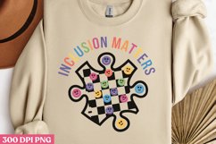 Inclusion Matters PNG, Autism Sublimation PNG Product Image 2