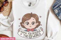 Floral Mama Mom Sublimation PNG Product Image 2