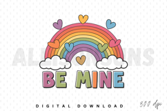Be Mine Sublimation PNG, Valentine’s Day Sublimation PNG Product Image 1