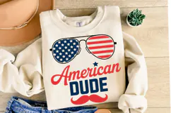 American Dude Svg Design | Svg Cut Files | Shirt Svg Product Image 1