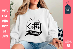 Kindness Quotes SVG Design, SVG Cut file design Product Image 1