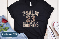 Psalm 23 PNG, The Lord Is My Shepherd PNG sublimation design Product Image 1