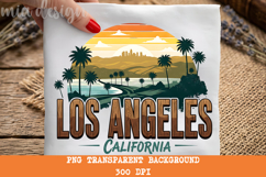 Los Angeles PNG, Hollywood Hills Palm Tree Sublimation Product Image 3