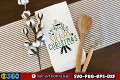 We whisk you a merry Christmas SVG, Christmas SVG Product Image 2