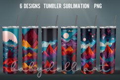3D Tumbler Wrap | 3D paper collage 20 OZ Tumbler Sublimation Product Image 1
