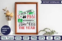 It's The Most Wonderful Time Of The Year SVG Cut File Product Image 2