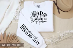 Dad Jokes Galore SVG - Father's Day Sleeve T shirt Design Product Image 1