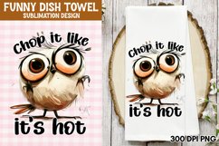 Chop it like it&#039;s hot PNG, Funny Sublimation Product Image 1