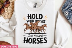 Hold Your Horses, Just Leopard Horses PNG Product Image 1