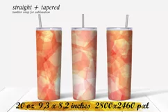 Geometric Narrow tumbler,20 oz skinny tumbler Product Image 1