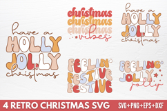 Retro Christmas Tshirt SVG Product Image 1